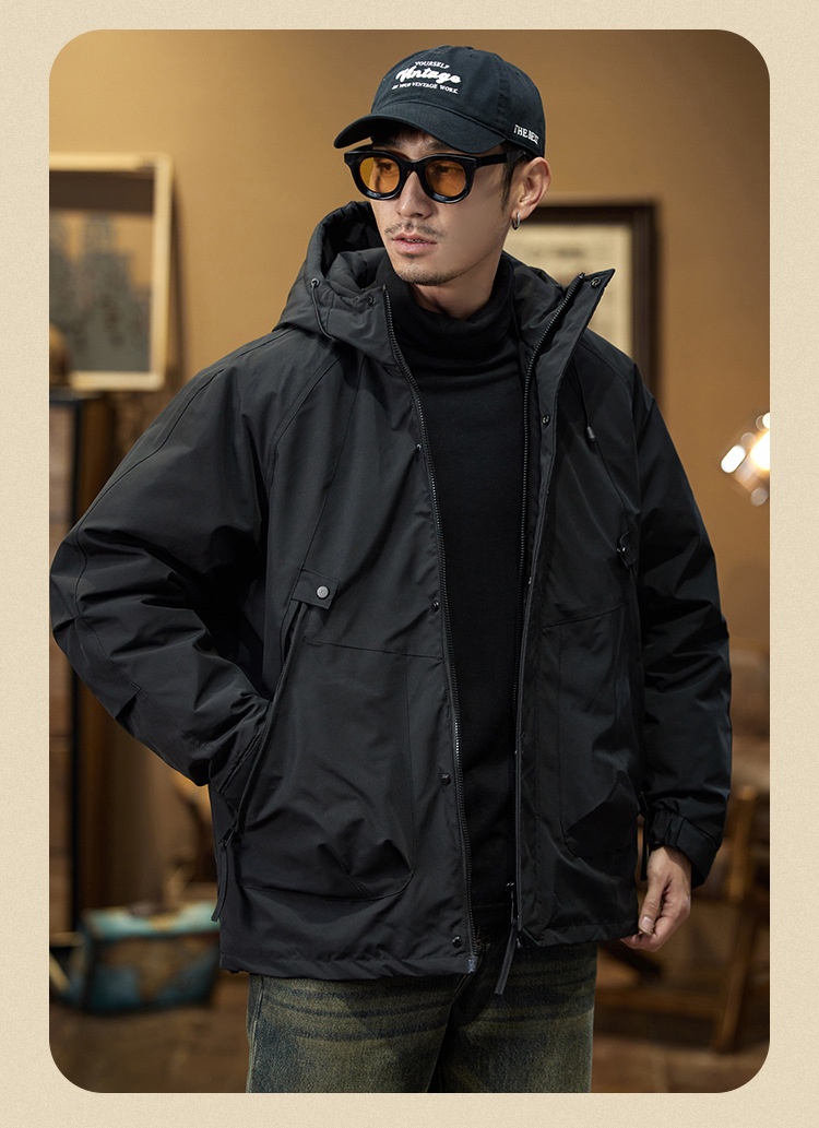 boy American Workwear Men Winter Jacket Outdoor Waterproof Warm Down Liner Detachable Windbreaker Coat_voghion.com