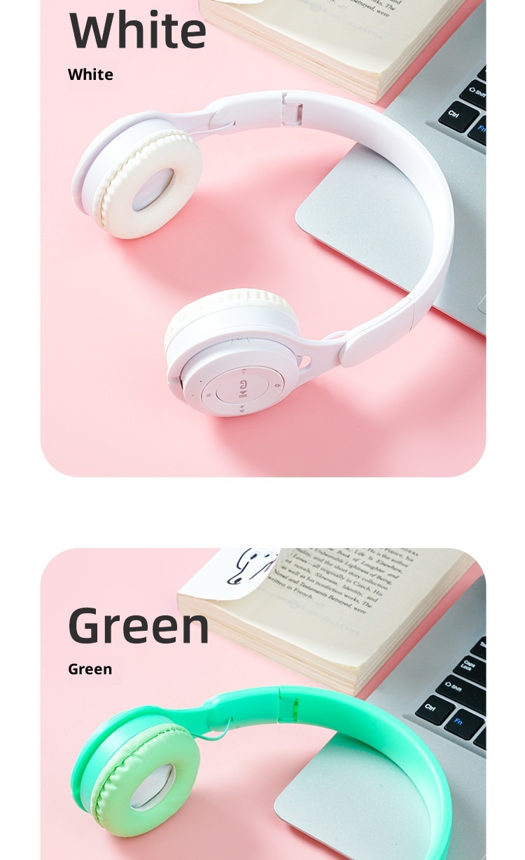 3c Cross-border Y08 Children's Bluetooth Wireless Low Latency Gaming Sports Headset Wholesale_voghion.com