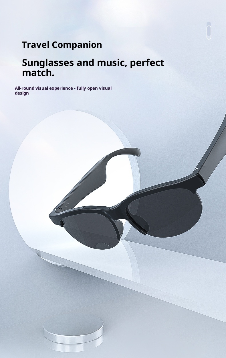 3c Cross-Border XG88Pro Smart Translation Bluetooth Glasses Headset Wireless Sports Running Cycling HD Call Blue Light_voghion.com