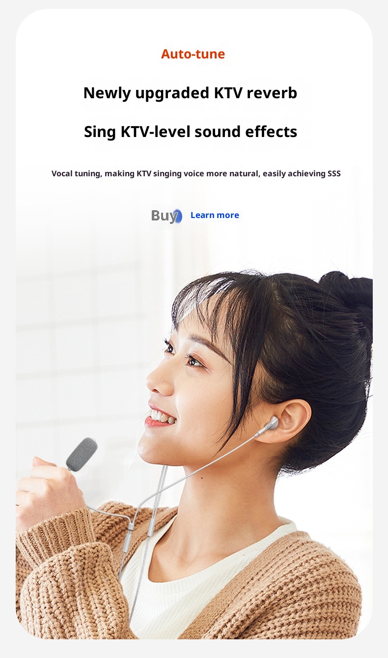 Cuffie cablate con scheda SK7 3c con ritorno auricolare, accompagnamento Bluetooth, streaming live, canto, riverbero, effetti sonori, giochi 7.1_voghion.com