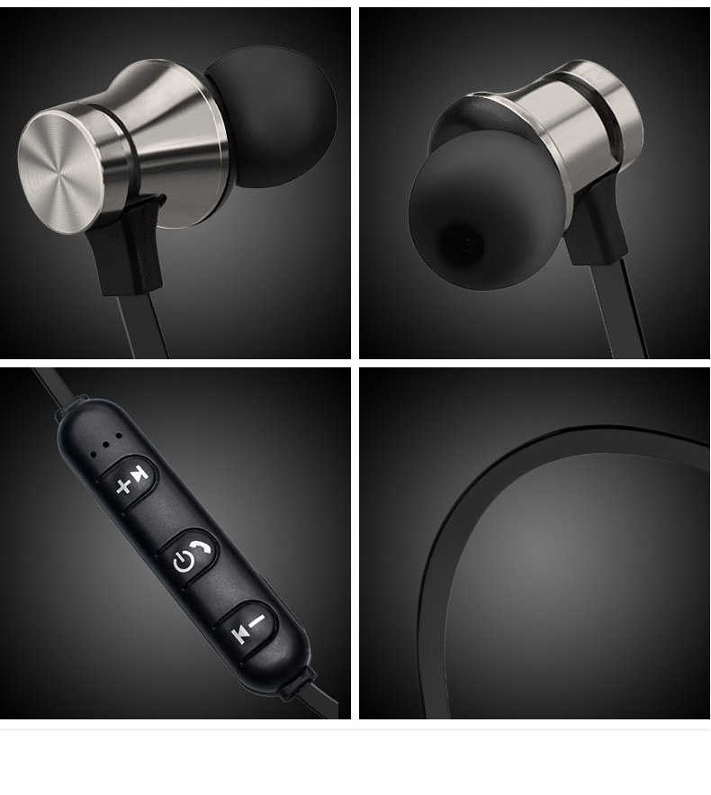 3c XT11 Magnetic Earphones Sports Bluetooth In-Ear Stereo Wireless Gift Factory Wholesale In Stock Noise Cancelling_voghion.com