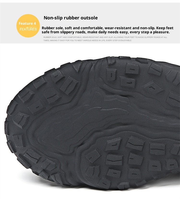 ShoeGlobe Men's Hiking Autumn Winter Outdoor Sports Casual Warm Construction Site Non-Slip Wear-Resistant Work Waterproof Trendy_voghion.com