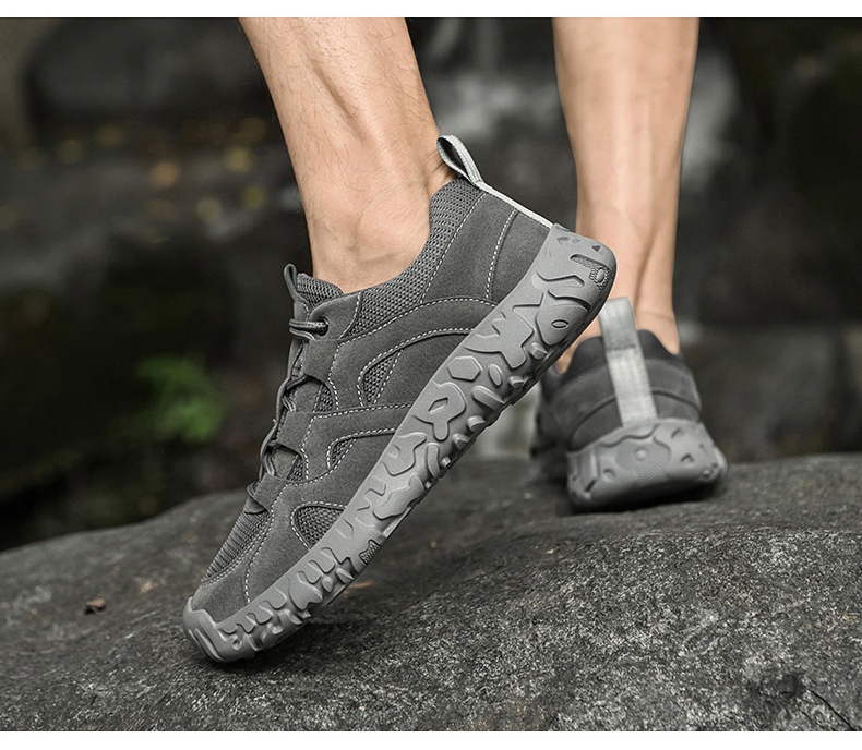 ShoeGlobe Same Style New Spring Summer Mesh Soft Sole Hollow Breathable Non-Slip Casual Outdoor Hiking Sports Men's Shoes_voghion.com