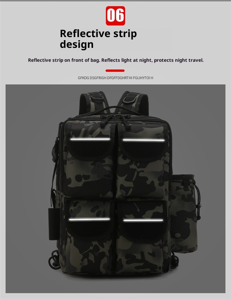 ActiveGo 2021 New Lure Men Travel Climbing Small Camouflage Sports Bag Outdoor Tactical Backpack Large Capacity_voghion.com