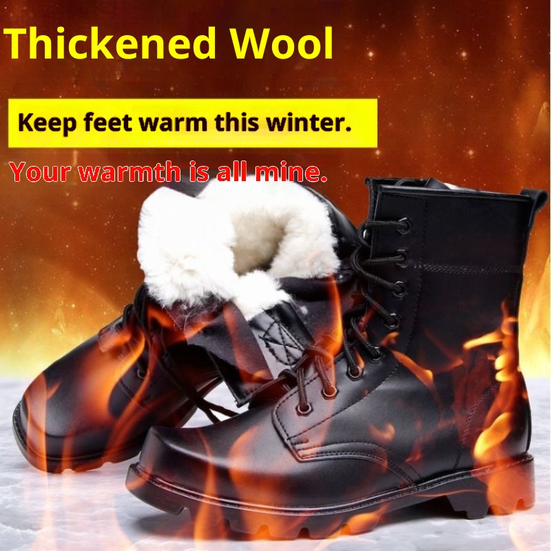 ShoeGlobe Scarpe da trekking alte da combattimento e sicurezza per esterni Stivali da lavoro in pelle Antiscivolo Arrampicata Resistente all'usura Impermeabile Trekking_voghion.com