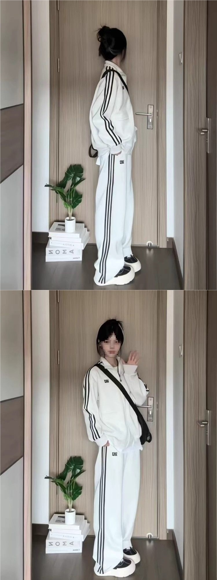 001 Style Petite Girls, Stijlvolle Sweatshirt, Casual Sportset Dames, Losse Pasvorm Voor Lente Herfst, Veelzijdig En Jeugdig_voghion.com