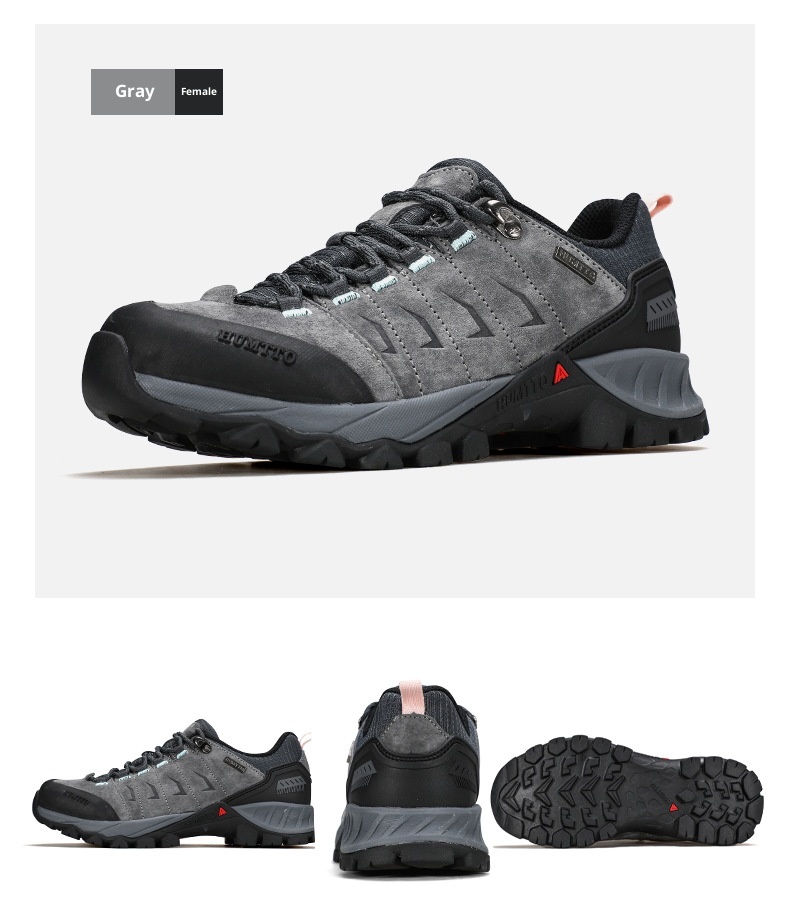 ShoeGlobe Hantu Hiking 2025 Spring New Outdoor Women's Non-Slip Foot Protection Grippy Cushioning Wear-Resistant Casual Trekking_voghion.com