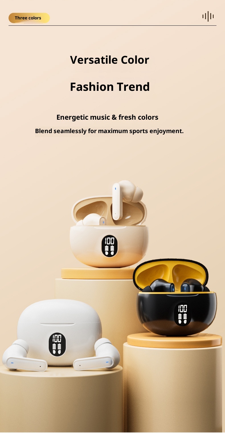 3c Wholesale 2025 New 895B S510 Digital Display Bluetooth Noise Cancelling Leakage Comfortable No Delay Headphones_voghion.com