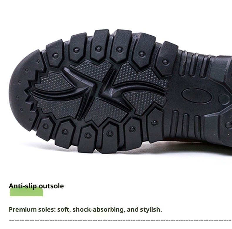 Chaussures de randonnée ShoeGlobe pour hommes, toutes saisons, à semelle large, antidérapantes, imperméables et résistantes à l'usure. Idéales pour les voyages et le travail._voghion.com