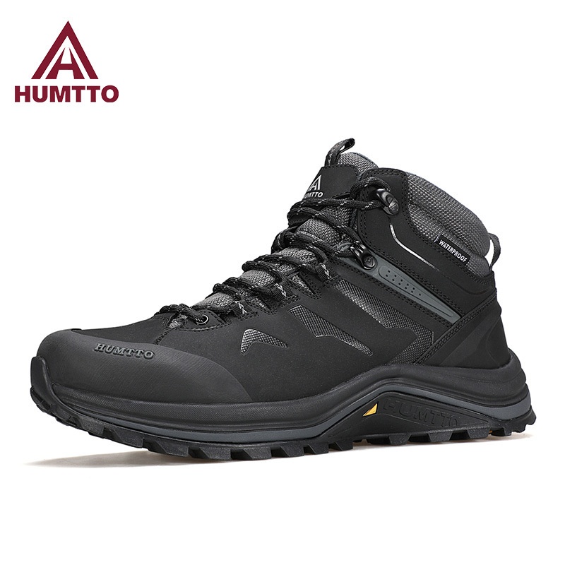 ShoeGlobe Hantu Outdoor Hiking Men, Autumn And Winter New High-top Anti-slip Waterproof Cushioning Wear-resistant Breathable_voghion.com