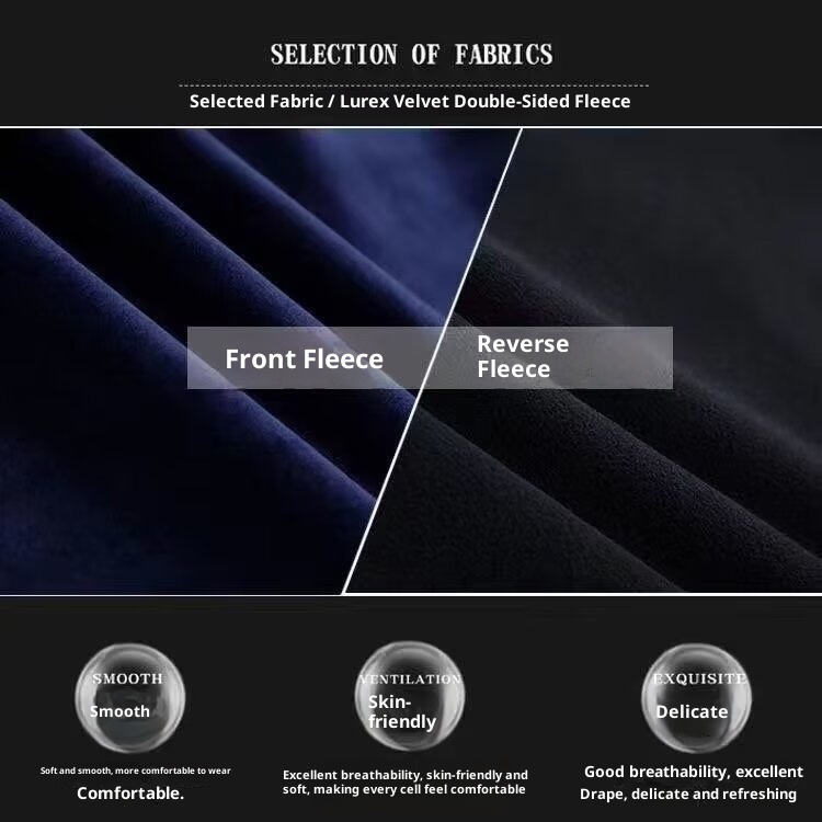 Maglietta a maniche lunghe in velluto, strato di base termico, per autunno e inverno, da uomo, con fodera in pile, spessa e a collo alto_voghion.com