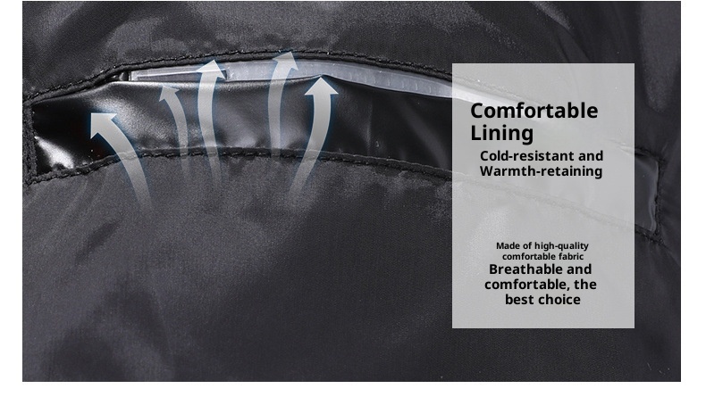 Giacca da uomo invernale con cappuccio, impermeabile, antivento, calda e spessa, in piuma d'anatra bianca, stile autunnale_voghion.com