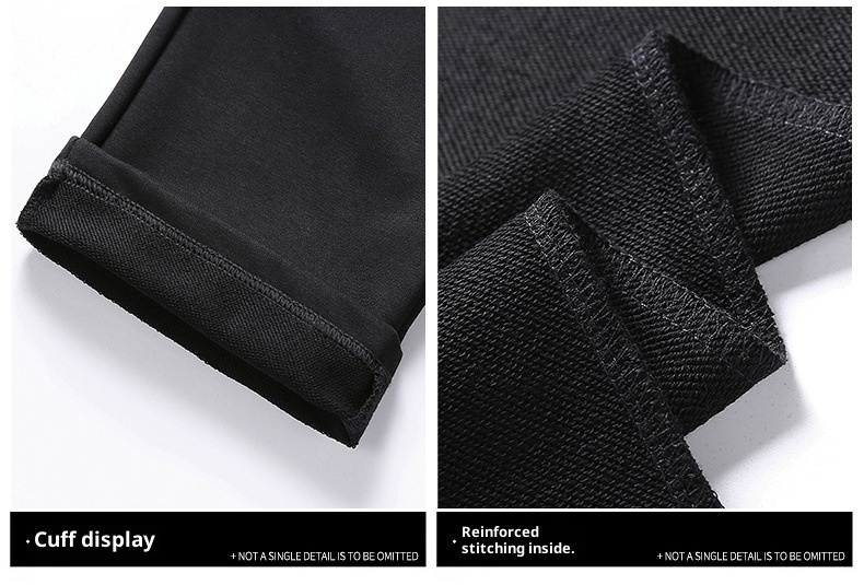 001 New Sports Men Spring Autumn Sweatshirt Straight Pants Running Casual Two-piece Set Plus Size Cardigan Suit Customized_voghion.com