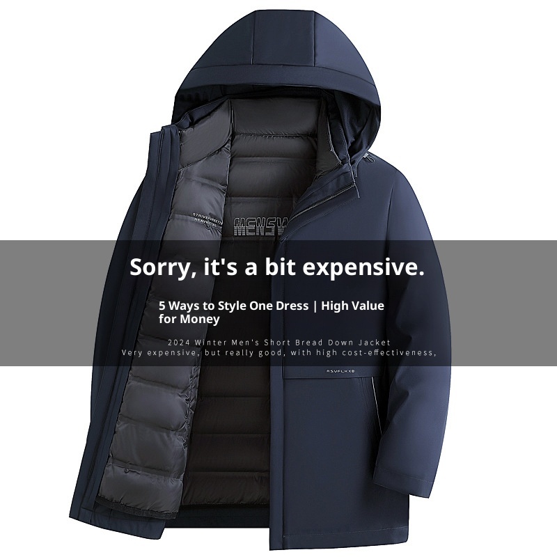 boy High-end Cold-proof New National Standard Casual Thickened Middle-aged Men's Coat Warm Goose Hooded Down Jacket_voghion.com