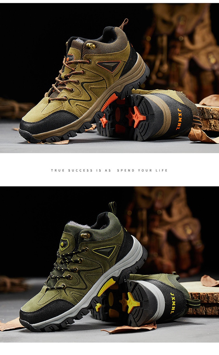 ShoeGlobe, scarpe da trekking da uomo di grandi dimensioni, spesse, impermeabili, antiscivolo, foderate in pile, in cotone, da viaggio, stivali da neve per esterni_voghion.com