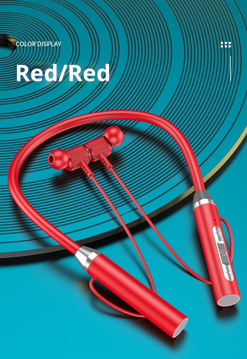 Selezione Premium 3c Cuffie auricolari wireless Bluetooth più vendute, con archetto da collo, sportive, in-ear, da appendere al collo, durata della batteria ultra lunga_voghion.com