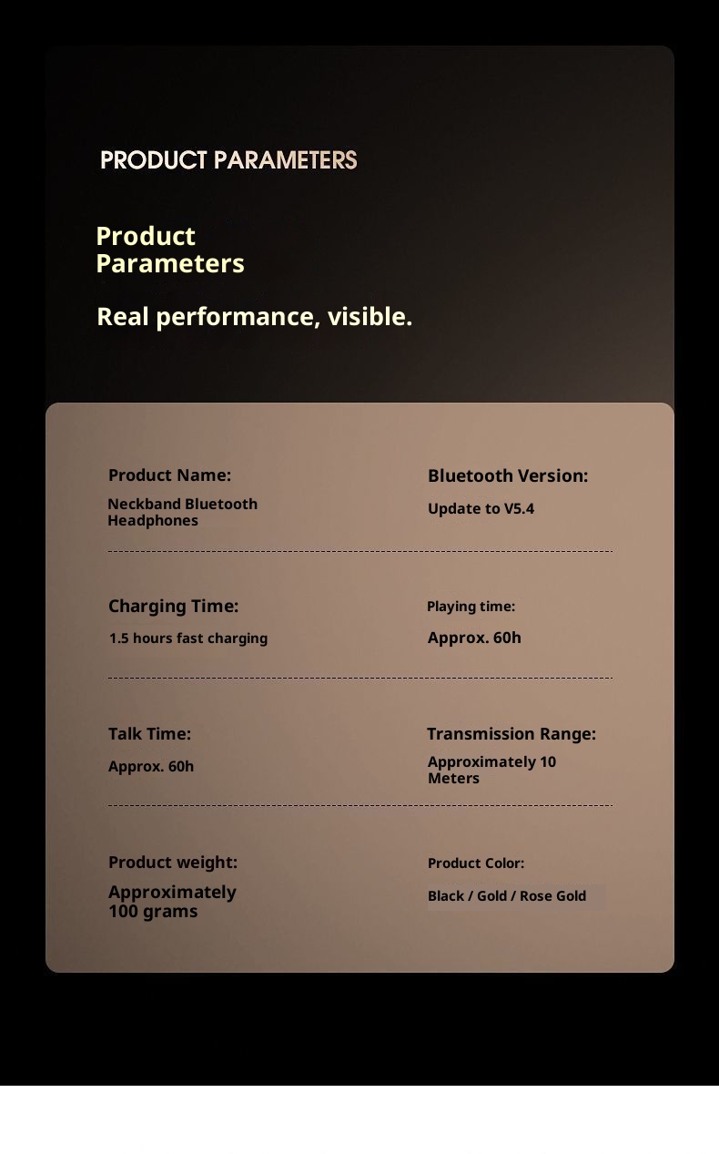 3c 2025 Nuovi auricolari wireless Bluetooth con archetto da collo e display digitale, batteria a lunga durata, auricolari da appendere al collo con funzione di ritorno auricolare_voghion.com