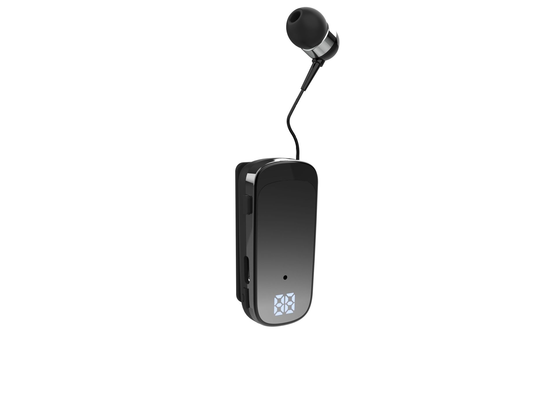 Auricolari Bluetooth con clip 3c, batteria a lunghissima durata, grande capacità, notifica di chiamata in arrivo, vibrazione, guida alla consegna_voghion.com