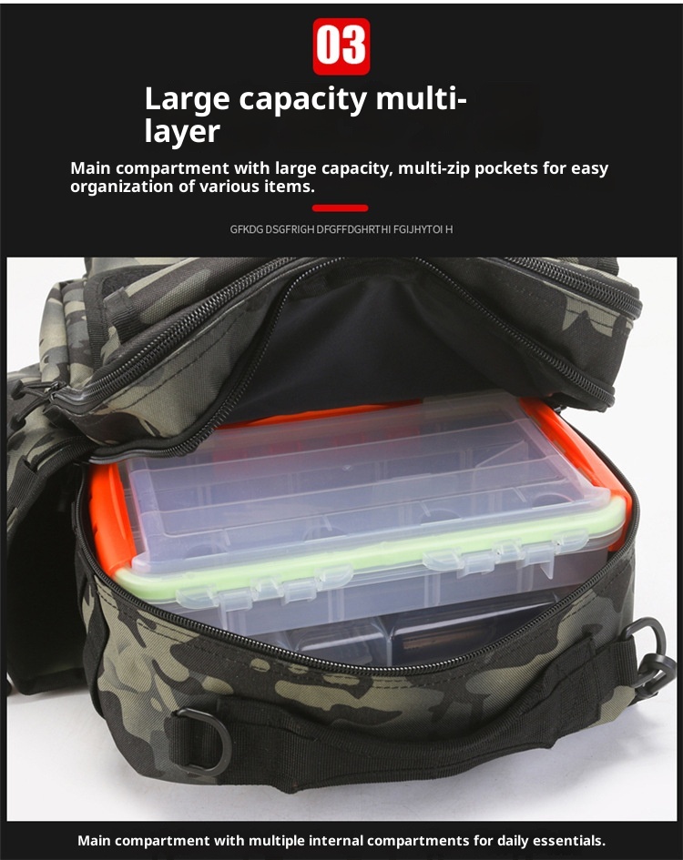 ActiveGo 2021 New Lure Men Travel Climbing Small Camouflage Sports Bag Outdoor Tactical Backpack Large Capacity_voghion.com