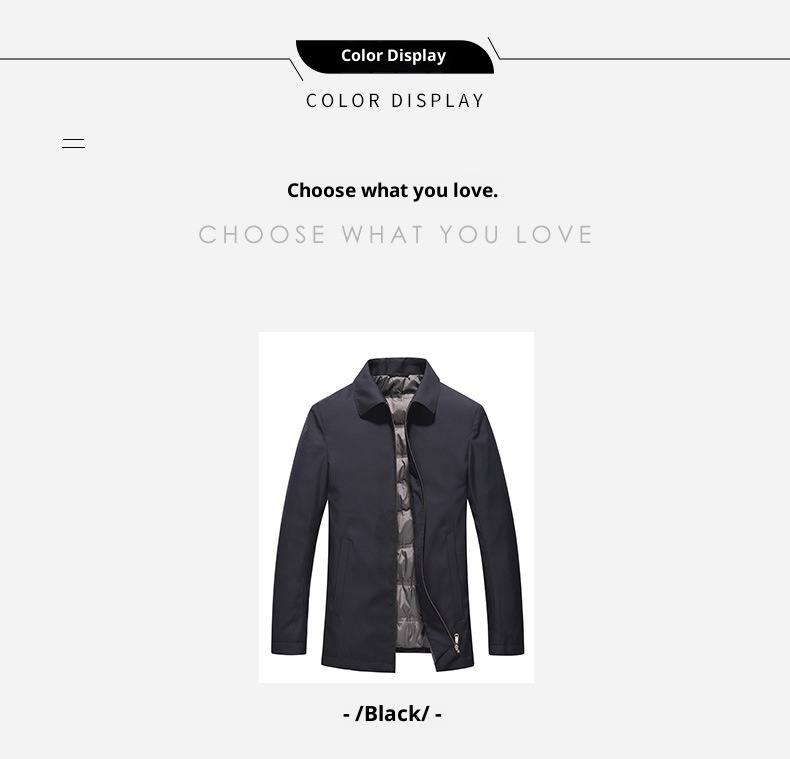 Doudoune chaude et épaisse en duvet de canard pour garçon, col rabattu_voghion.com