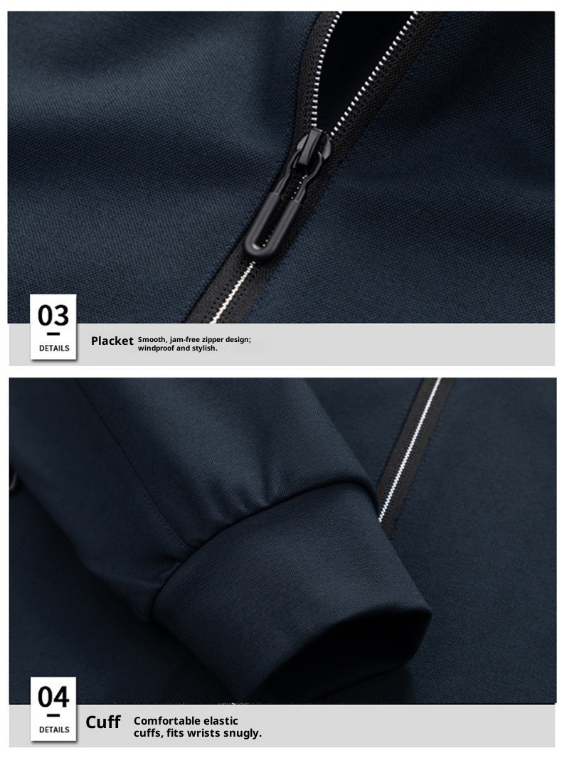 001 Cardigan con cappuccio spesso foderato in pile, di alta qualità, per uomo, autunno inverno, nuovo, casual, sportivo, taglie forti_voghion.com