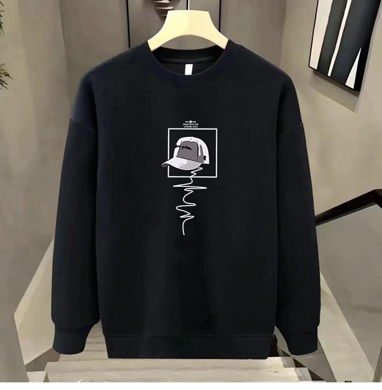 Sweat-shirt garçon en gros, automne, nouveau sweat-shirt sport à col rond, style coréen, haut décontracté, veste tendance pour homme_voghion.com