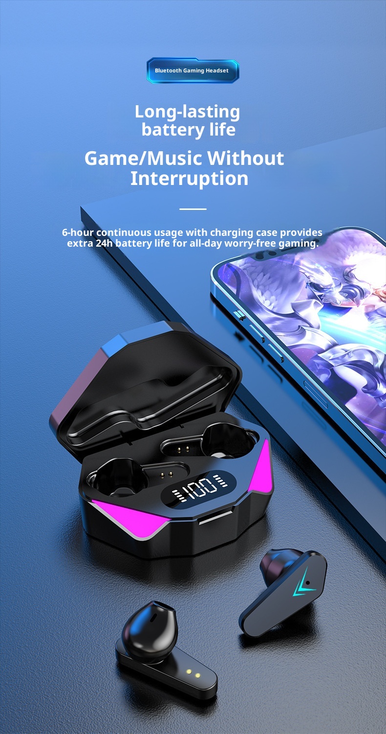 3c X15 Headset For PUBG Active Cancelling Footstep Detection Bluetooth Long Battery Life Gaming Noise Reduction_voghion.com