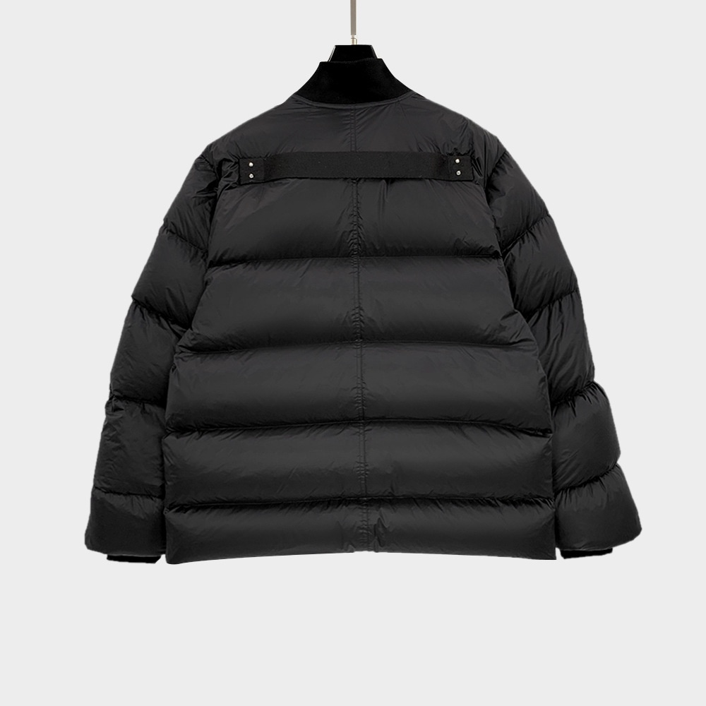 Doudoune homme SUBHUMAN, couleur unie, fermeture éclair, coupe ample, légère et chaude._voghion.com