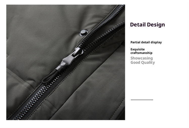 boy Daikumen Thickened 2025 Winter New Mid-Length Outdoor Hooded Down Jacket Men's Clothing_voghion.com