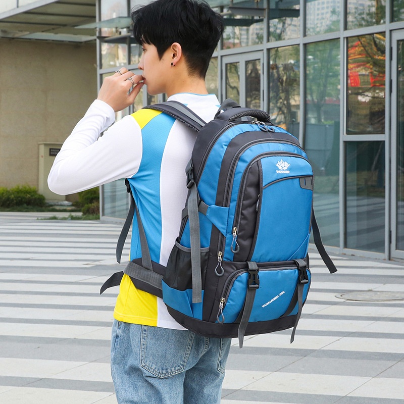 ActiveGo Sports Lare Capacity Water-Resistant Oxford Cloth Campin Backpack Men's Hikin Lon-Distance Travel Women's Luae_voghion.com