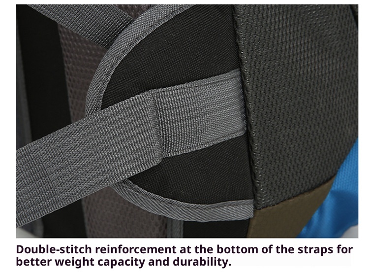 Zaino estivo ActiveGo, nuovo, da trekking, per sport all'aria aperta, a doppia spalla, per uomo, grande capacità, campeggio, viaggi, resistente all'usura_voghion.com