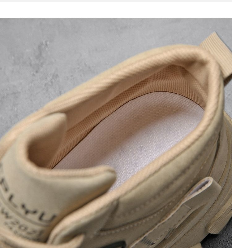 ShoeGlobe Martin Spring da uomo, stivali da trekking alti, impermeabili, antiscivolo, da lavoro e da esterno, con suola spessa e altezza maggiorata_voghion.com