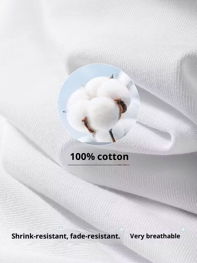 boy Boy 260g Pure Cotton Non-See-Through American Retro Printed Sweatshirt Women Spring And Autumn Long Sleeve T-Shirt For Men_voghion.com