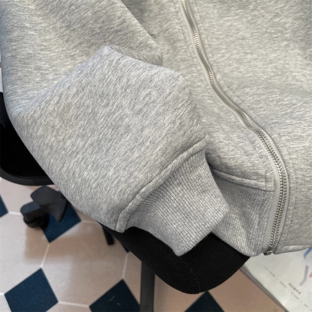 Boy Boy 2025 American High Street Kapuzenpullover mit doppeltem Reißverschluss, Unisex-Design, trendige Marke, Frühling/Herbst, Jacke/Mantel_voghion.com