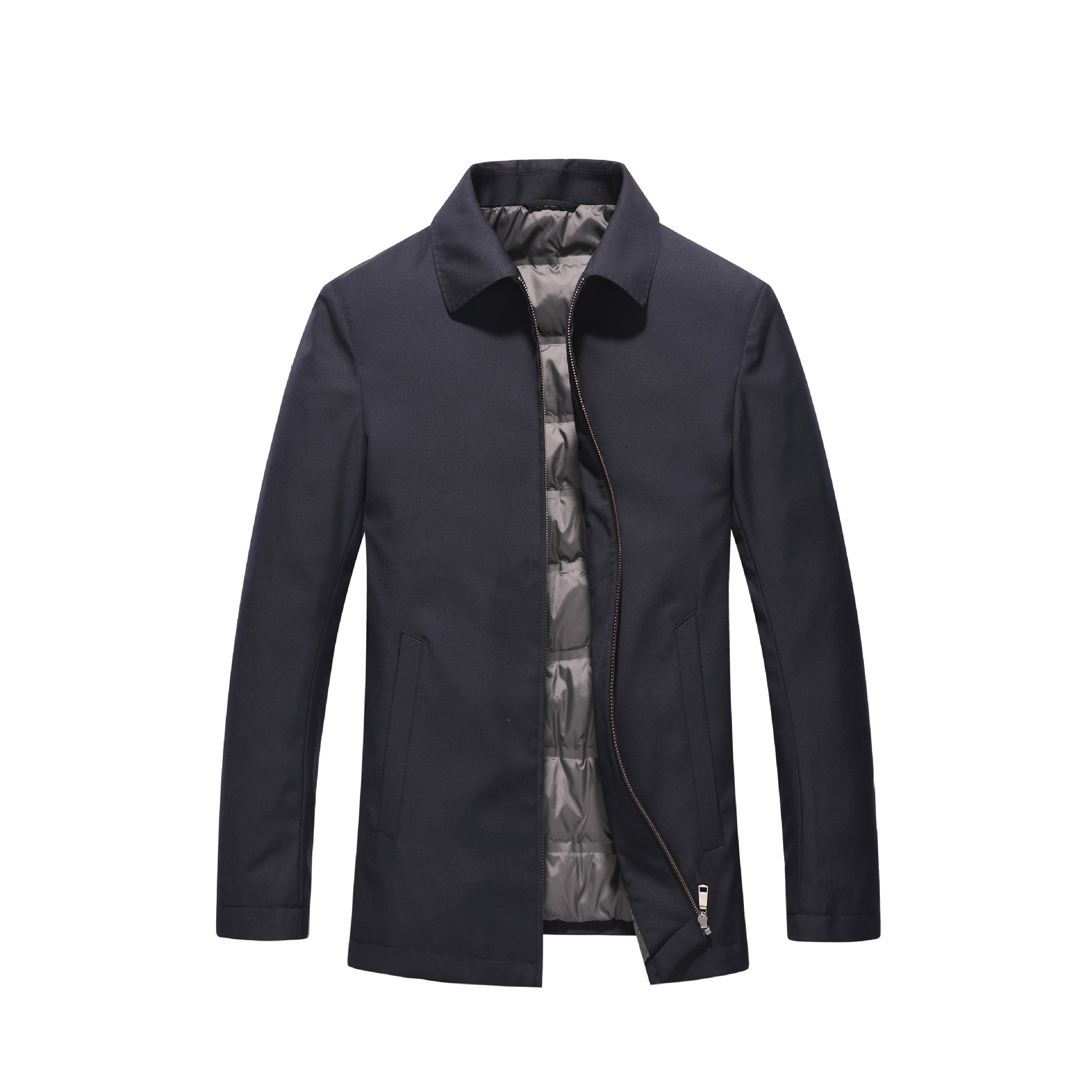 Doudoune chaude et épaisse en duvet de canard pour garçon, col rabattu_voghion.com