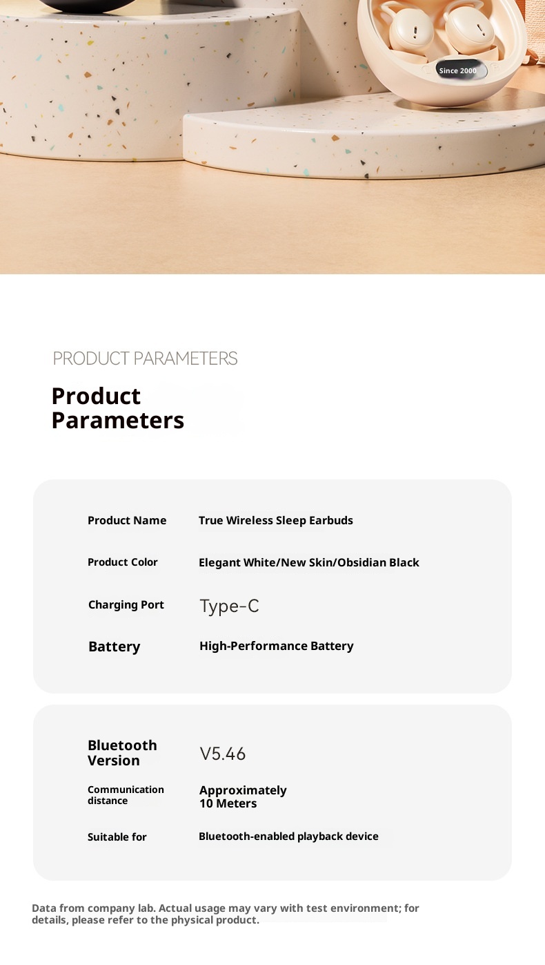 3c M73 Cross-Border Hot-Selling Wireless Bluetooth In-Ear Mini Digital Display Long Battery Life Sleep Noise Cancelling_voghion.com