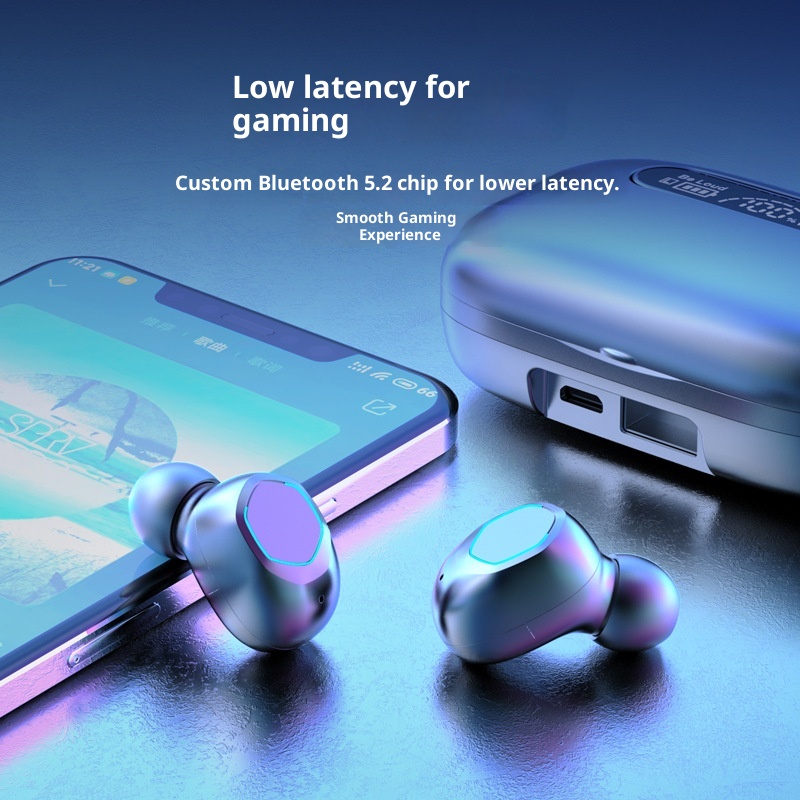 3c M9 Cross-Border New Wireless Bluetooth TWS In-Ear Long Battery Life High Sound Quality Huaqiangbei Earbuds Wholesale_voghion.com