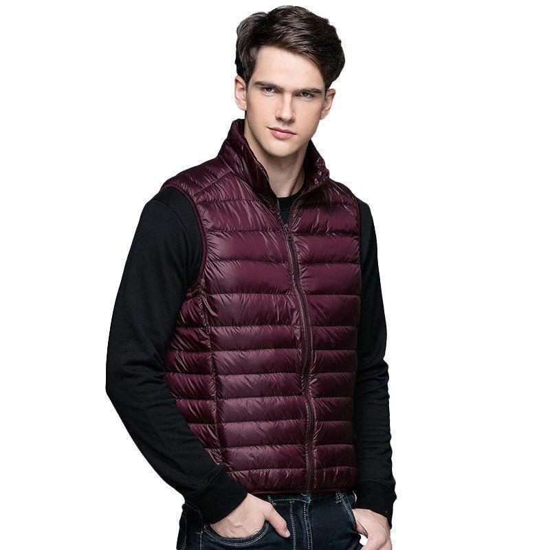 ragazzo 2023 Nuovo Autunno Piumino Moda Uomo Gilet Sottile Invernale Leggero Interno Ed Esterno Gilet_voghion.com