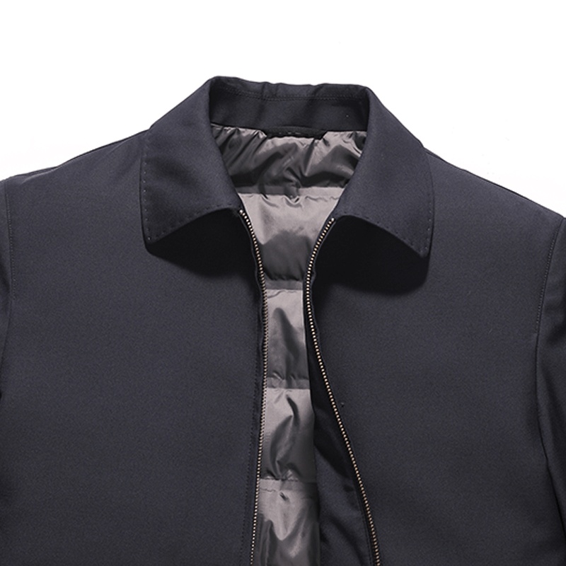 Doudoune chaude et épaisse en duvet de canard pour garçon, col rabattu_voghion.com