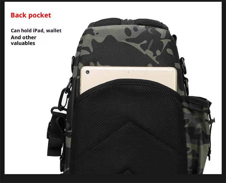 ActiveGo Factory Direct New Multi-Use Men's Large Capacity Multi-Functional Lure Backpack Shoulder Crossbody Chest Bag_voghion.com