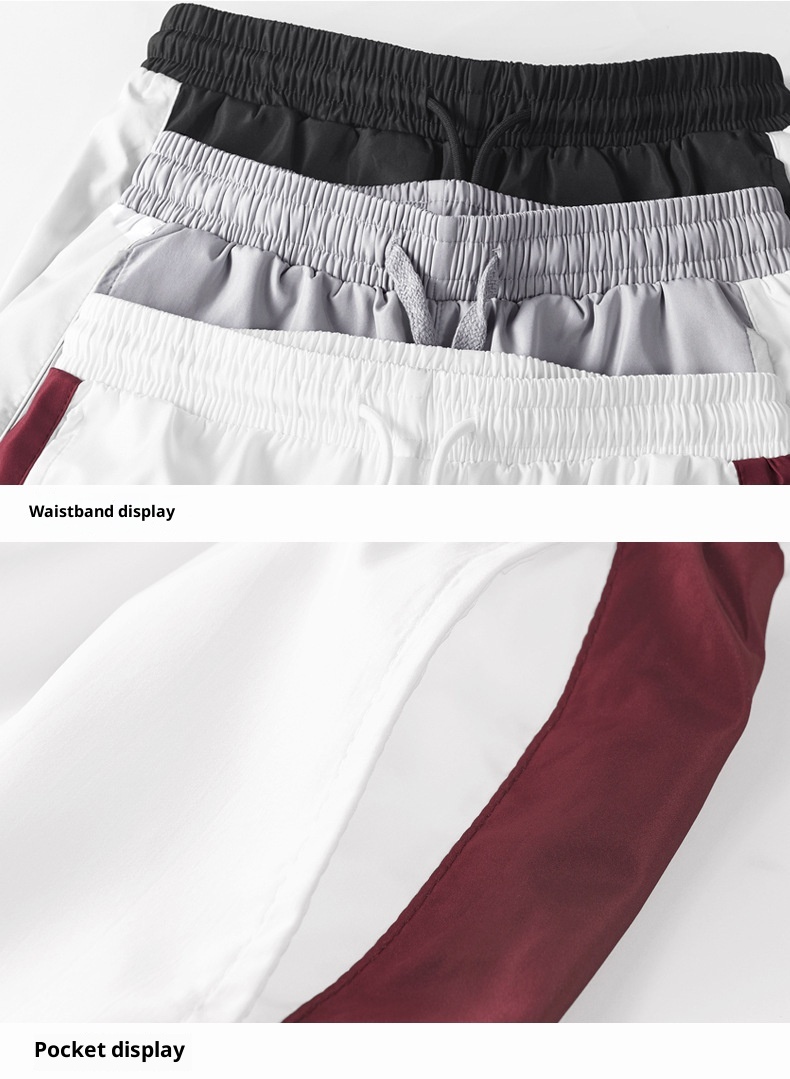 001 Neuer lässiger, dünner Stehkragen-Sport-Zweiteiler für Herren, Frühling/Herbst, Trendy 3225_voghion.com