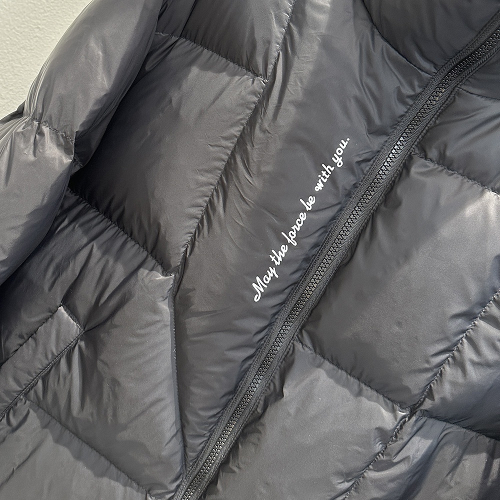 boy 23 New For Men, Thicened Letter Print Puffer Jacet, Stand Collar Trendy Men's Versatile Structured Down Jacet In_voghion.com