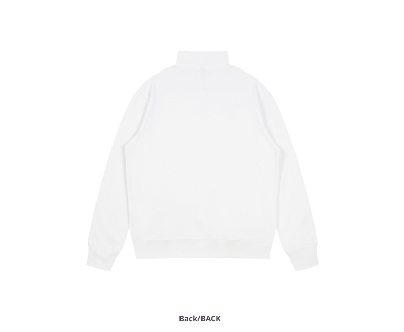 boy 350g Stand Collar For Men 2025 Autumn New Loose Heavyweight Half-Zip Men's Casual Sweatshirt With Logo Printing_voghion.com