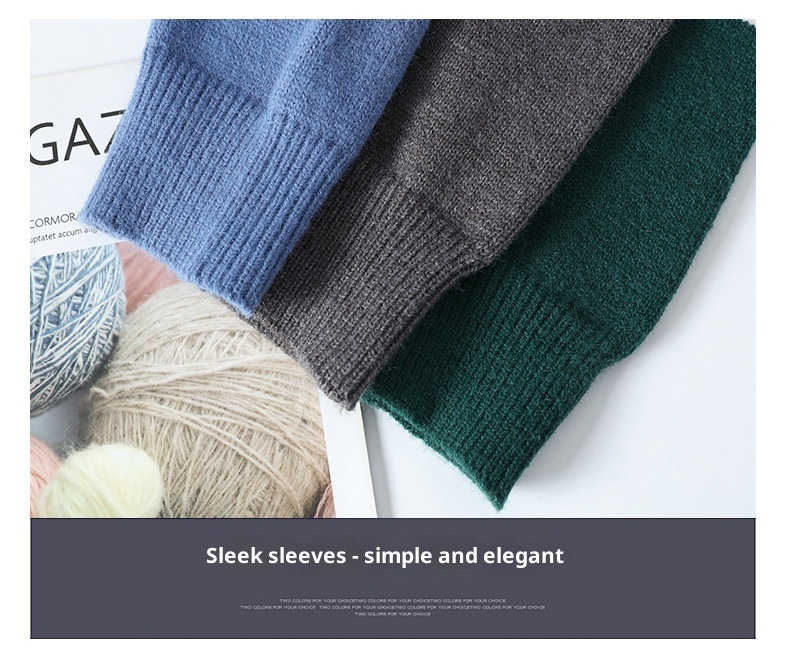 1 in magazzino stile giapponese transfrontaliero vendita calda autunno inverno nuovo casual girocollo base maglia maglione largo da uomo_voghion.com