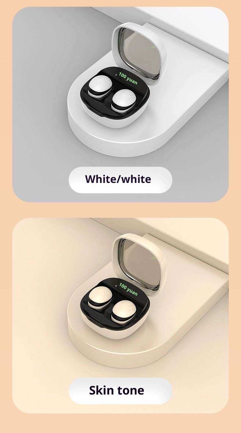 3c Sleep Bluetooth Earbuds True Wireless New Mini Ultra Small No Flashing Light Noise Cancelling In-Ear Unisex Earphones_voghion.com