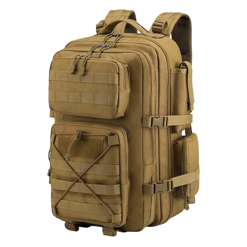 ActiveGo Cross-border Outdoor 3P MOLLE Tactical Bag Large Capacity Waterproof Mountaineering Hiking Camping Sports Backpack_voghion.com