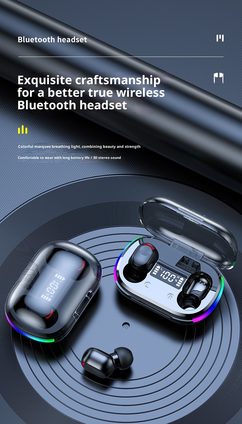 3c Bluetooth Headset Suitable For Huawei, Android, , Wireless, Long-wearing Comfort, Mini, Deep Bass, High Sound_voghion.com