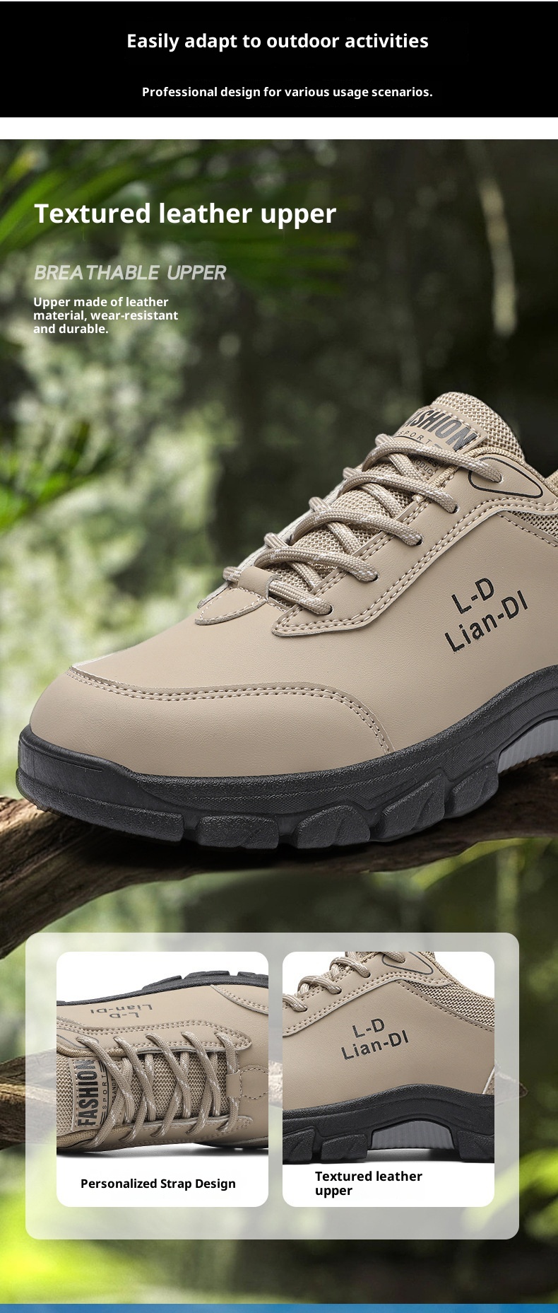 ShoeGlobe Safety 2024 Winter New Outdoor Hiking Non-Slip Trendy Men's Work Thick-Soled Large Size Casual Shoes_voghion.com