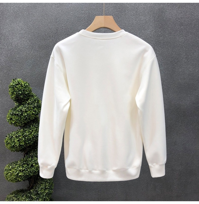 boy Men's Sweatshirt Versatile 2025 Autumn Winter New Round Neck Long Sleeve Trendy Loose Casual Base Shirt_voghion.com