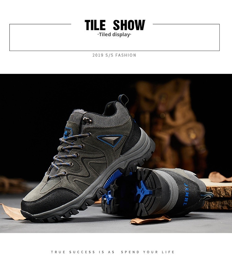 ShoeGlobe, scarpe da trekking da uomo di grandi dimensioni, spesse, impermeabili, antiscivolo, foderate in pile, in cotone, da viaggio, stivali da neve per esterni_voghion.com